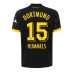 Billige Borussia Dortmund Mats Hummels #15 Udebane Fodboldtrøjer Dame 2023-24 Kortærmet